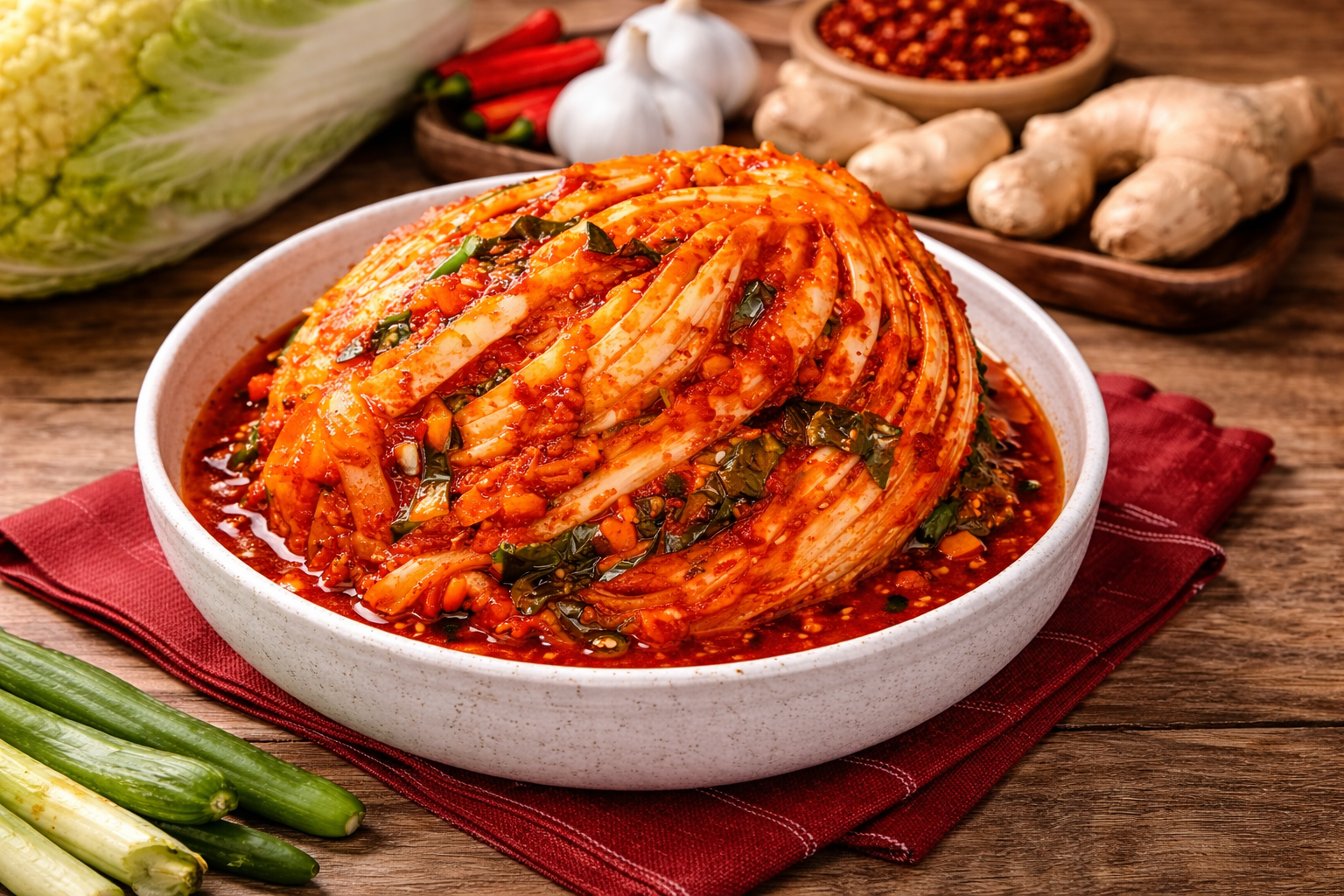 집에 담근 맛 김치