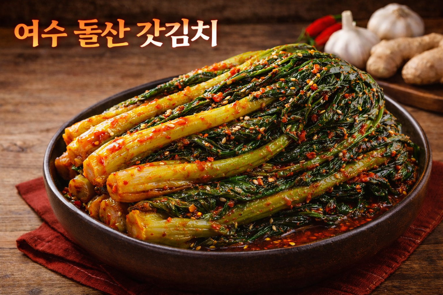 여수 돌산 갓김치